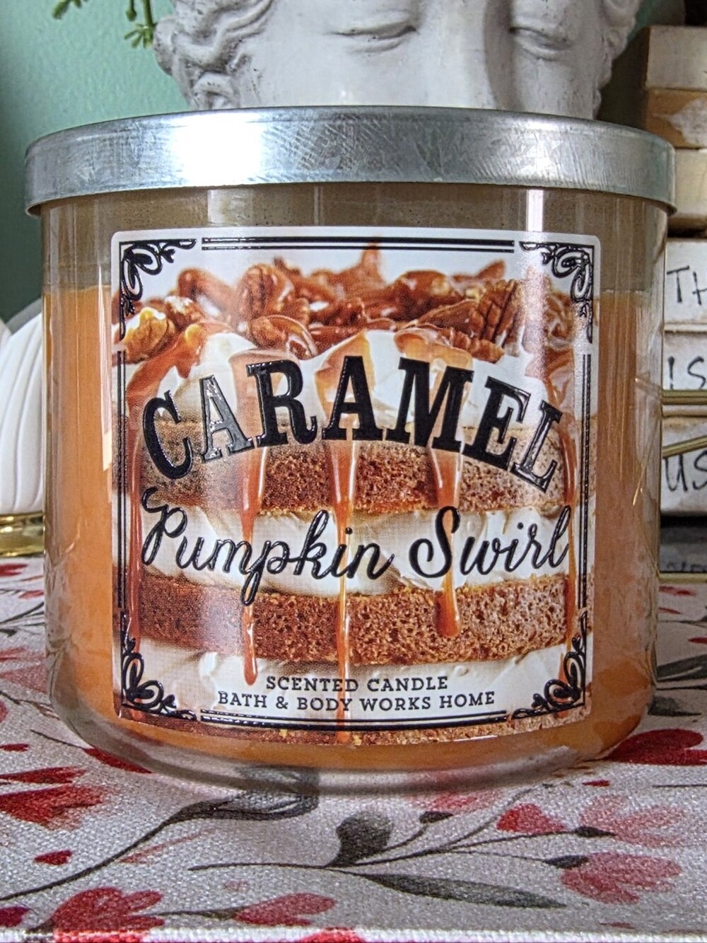 Caramel Pumpkin Swirl 3-Wick Scented Candle